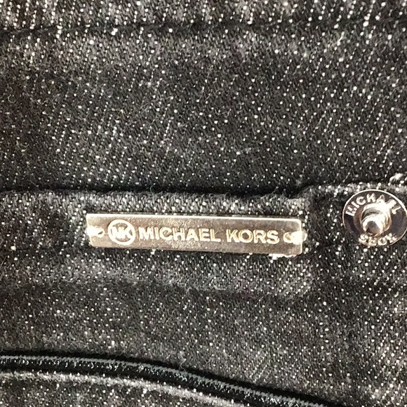 Michael Kors black bootcut jeans + MMK top - Picture 6 of 8